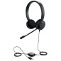 Jabra Evolve 20 MS stereo Kablet Høretelefoner Sort